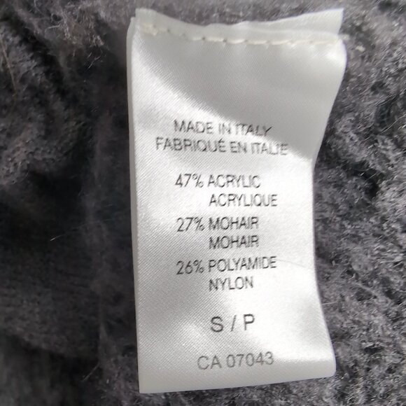 Berretti Women's Gray Knitted Sweater/Cardigan with Side Pockets, Small - Picture 4 of 6